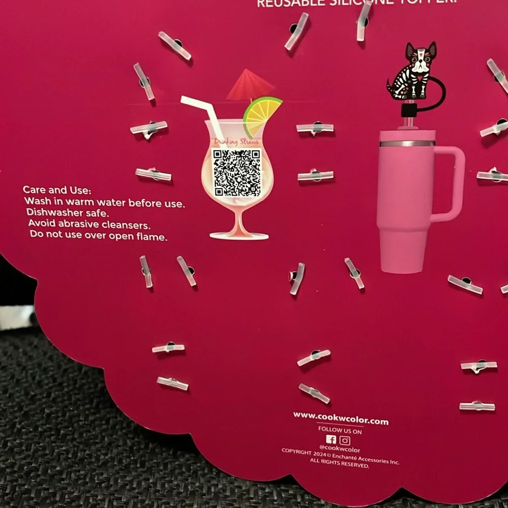 CWC Cook With Color Straw Toppers - Picture 6 of 10